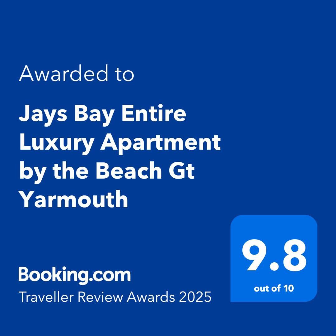 Jays Bay Entire Luxury Apartment By The Beach Gt Yarmouth Great Yarmouth Buitenkant foto